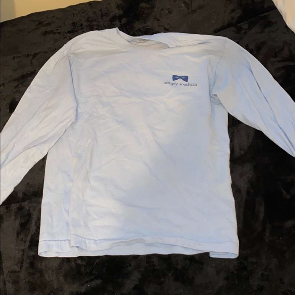 Simply Southern OBX Light Blue Long sleeve
